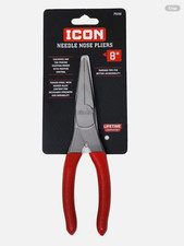 Icon Professional 8in. Needle Nose Pliers Forged Comfort Grip PNN8 New Pliers price