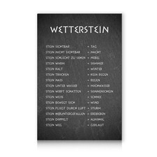 Wetterstein Alu Tafel 20x30cm anthrazit Garten Deko Wettertafel lustig RV010-03 Tuin Tafel price