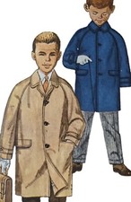 1950s Boys Overcoat Overalls Deerstalker Hat Simplicity 4537 Sewing Pattern Jongens overjas price