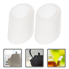 2 Pcs Manchons En Silicone De Bec Théière Protège-pots Accessoires Bouilloire Pots en Accessoires price