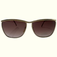 Sunglasses Femme Unbranded Doré/Marron Bon État Uni Casual Dégradé Métallique Dames Sunglasses price