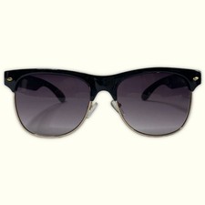 Sunglasses Femme Unbranded Noir/Doré Acétate Bon État Uni Casual Dégradé Poli Dames Sunglasses price