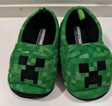 Minecraft  Boys Creeper Slippers Size 12/13 Jongens slippers price