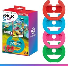 Schtroumpf Kart Spel (Downloadcode) + Set van 4 Stuurwielen vo (Nintendo Switch) Spel Set price