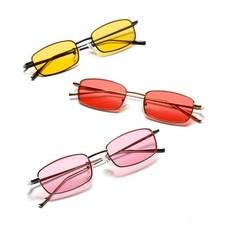 Unisex Fashion Colorful Metal rectangle Sunglasses Eyewear Unisex Sunglasses price