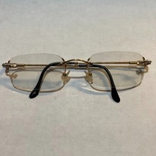 Vintage Fred Paris Fidji Force 10 Glasses 135 Rimless Silver Gold Eyeglasses Heren Sunglasses price