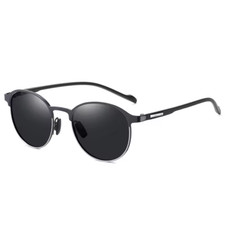 Barcur TR90 Polarized Sunglasses - Black/Silver Heren Sunglasses price