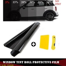 50cm x 3M Black Glass Window Tint Shade Film VLT 5% 15％ 25% 35% Auto Car Roll Auto Window Film price