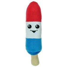 Dog Plush Toy, Food Junkeez, Popsicle, 8" with Squeaker and crinkle sound Doll Speelgoed price