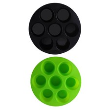 2Pcs Reusable Silicone 7 Holes Cake Baking Pans Assorted Colors for Home Pans price
