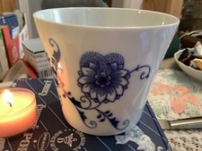 Zwiebelmuster Bohemia Original Aroma Lampe R 11,9 cm Karlsbader Porzellan m. OVP Tafel Lamp price