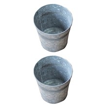 2Pcs Durable Iron Succulent Flower Pots Color for Balcony Decor Pots price