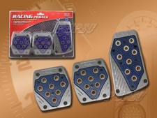 BLUE/ GRAY MANUAL BRAKE GAS CLUTCH RACING PEDAL PADS FOR CARS 2001-2004 Pedal Cars price
