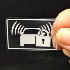 4 Car Alarm Window DECALS - Inside or Outside Glass - Security System STICKERS Auto Alarm & Beveiliging price