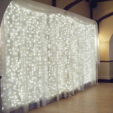 300/600 LED Curtain Fairy Lights Indoor/Outdoor Wedding Party Christmas Garden Outdoor Verlichting price