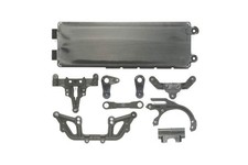 Tamiya 54446 XV-01 Carbon Reinforced K&KK Parts (Steering Arm & Battery Hatch) Auto op batterijen price