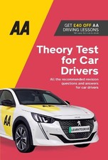 AA Theory Test for Car Drivers (Paperback) AA Driving Books Theory Boeken price