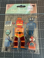 Jolee's Boutique Dimensional  Stickers ROBOTS SPACE TOYS Theme SPJB729 Robots & Space Speelgoed price
