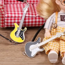 1:12 Dollhouse Simulation Mini Guitar Model Doll Musical Instruments Decor Toy Speelgoed muziekinstrumenten price