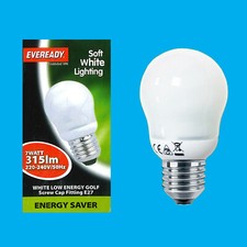 7W EVEREADY Golf Light Bulb ES E27 CFL Energy Saving Lamp 3500K Lighting Energy-Saving lamp price