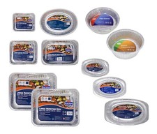 Aluminium Foil Dishes Platters Roasting Trays Disposable Baking Buffet Catering Trays / Baking Dishes price