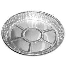 10 x ROUND Aluminium Foil Dishes 6" Steak Pie Quinche Disposable Baking Trays Trays / Baking Dishes price