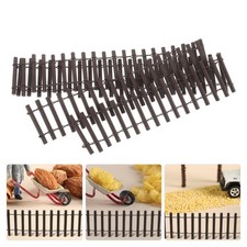 1Pc Fairy Garden Fence Miniature Garden Ornament Wooden Fence for Decor Tuin Fence price
