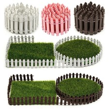 100*5cm Picket Fence Garden Fencing Lawn Edging Home Yard Christmas Tree Fence Tuin Fence price