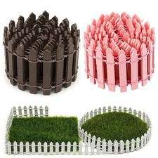 Solid Color Wood Fence For Mini Landscape and Garden Decoration 5*100cm Tuin Fence price