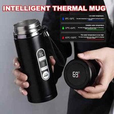 Stainless Steel Vacuum Thermos Bottle with Smart LED Temperature 500ml/1L Thermoses price