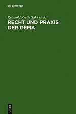 Recht und Praxis der GEMA - 9783899491814 General Recht price