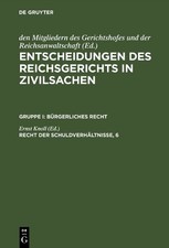 Recht der Schuldverhltnisse, 6 - 9783110237191 General Recht price