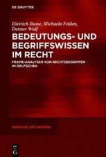 Busse - Bedeutungs- und Begriffswissen im Recht - New hardback or case - X555z General Recht price