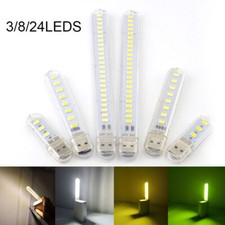 Mini USB LED Night Light 3/8LED 5V Lamp Gadget Reading Book Notebook powerbank Night Light price