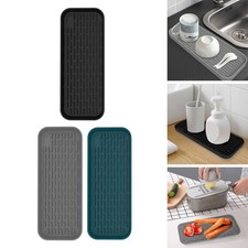 Silicone Tray Organizer Mat Waterproof Heat Resistant Tableware Non Slip Drip Tray Mat price