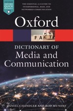 A Dictionary of Media and Communication by Daniel  Chandler (Paperback Book) Media en Communication Boeken price