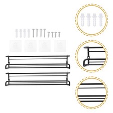 2 Sets Wall Mounted Spice Rack Organizers Wall Spice Racks spice mount Spice Sets & Racks price