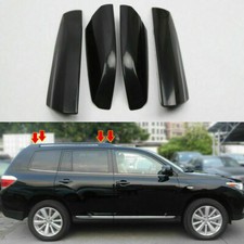 4*Matte Black Roof Rack Rails End Cover Replace For Toyota Highlander 2008-2013 Roof Rails price