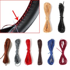 Car Steering Wheel Cover Parts Sew Thread For 15"/38 Cm Dia Black DIY Steering Wheel Hoes price