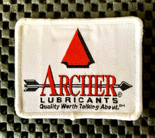ARCHER LUBRICANTS PRINTED SEW ON PATCH AUTO GREASE OILS COOLANT 2 1/2" x 2" NOS Auto Lubricants price