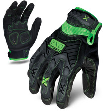 IronClad Gloves EXO2-MIG Motor Impact Garage Junkie Green Black - Select Size Motor Handschoenen price