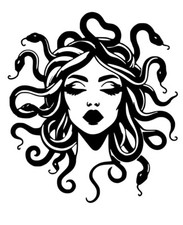 Medusa Snake Woman - Vinyl Decal Free Fast Ship! Mythology Survivor Mythology price