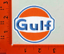 Gulf Racing Patch – Embroidered Iron-On Motor Oil Logo Badge for Jackets, Hats, Motor Jackets price