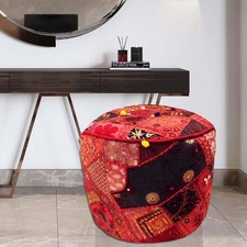 33% OFF 24" HOME DÉCOR OTTOMAN POUF BENCH FOOTSTOOL POUFFE PILLOW CHAIR COVER Pouf price