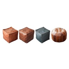 Moroccan Pouf Cover Foot Stool Storage Ottoman Cushion Cover Wedding Gifts Pouf price