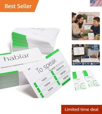 Essential Spanish Conjugation Cards - 200 Present Tense Verbs for All Learners Buitenlandse Taal Cards price