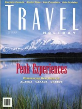 Travel Holiday May 1995 The Mountains of Alaska Canada Greece Czech Continental English Voeding & Beverage Culture price