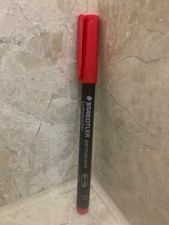 Staedtler Permanent Lumocolor Red Felt Tip Fine Pen Felt-tip Pen price