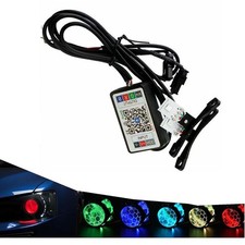 Bluetooth App Control Demon Devil Eye RGB LED Lamps For Headlight Projector Lens LED Lamps price