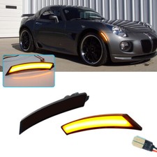Smoked Amber LED Front Sidemarker Lamps For 06-10 Pontiac Solstice & Saturn Sky LED Lamps price